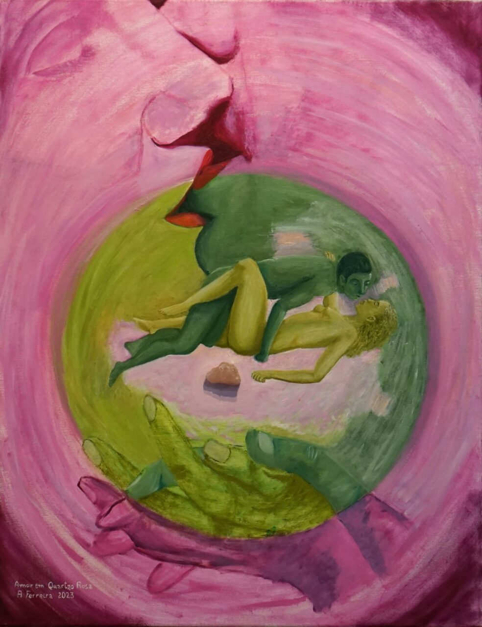 love in rose quartz